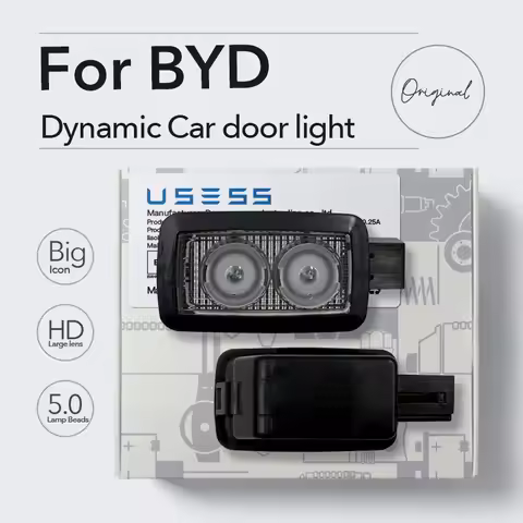 2pcs car door Dynamic Welcome light for For BYD Han Song Pro plus E9 Escort 07 Tang Projector Led Du