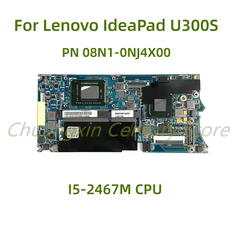 Suitable for Lenovo IdeaPad U300S laptop motherboard PN 08N1-0NJ4X00 with I5-2467M CPU 100% Tested F