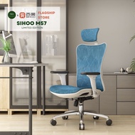 ∈◐SIHOO M57 Blue Ergonomic Office Computer Gaming Chair with 2 Year Warranty | Limited Edition | Sih