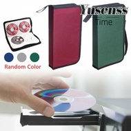 YUSENSS CD Bag, 80 Sleeve CD Protector CD DVD Storage Bag, Useful Ring Binder Lightweight Big Capaci