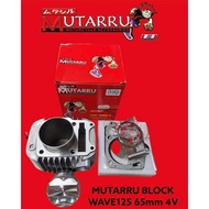 Mutarru Cylinder Block 65mm 4Valve Wave/XRM 125
