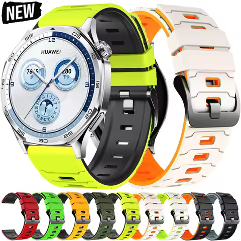 22mm Watch Straps For Huawei Watch 5/Pro GT 6/5 SE/Pro/2E/GT3 46mm Silicone Band GT2e GT3 Pro 46mm B
