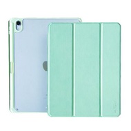 MUTURAL CLEAR FOLIO WITH APPLE PENCIL HOLDER ( เคส IPAD 9.7 (2017)/(2018) ) - MINT GREEN (เขียวมิ้นท์)