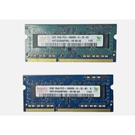 HYNIX 2 x 2GB (4GB) Laptop RAM Memory 1Rx8 PC3-10600S.used.Good working.