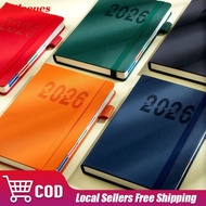 2026 Vertical Line Pattern 365-Day Schedule Planner with Band - Time Management & Habit Tracker