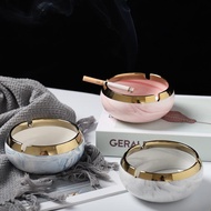 Marble Ashtray / Tempat Asbak Abu Rokok Keramik Marble Marmer Nordic Mewah Unik Cantik / Ceramic Ash