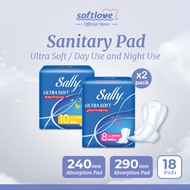 Sally | Sanitary Pad | Ultra Soft - Night Use (29cm) + Day Use (24cm)