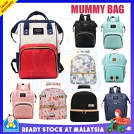 Local Stock Mommy Baby Bag Backpack Baby Beg Susu Beg Anak USB Charger Slot Large Capacity Baby Bag 