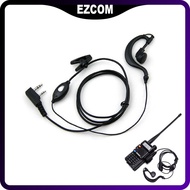 EZCOM BAOFENG KENWOOD Walkie Talkie Headset PTT HandsFree Headphone Earphone Earpiece with Mic