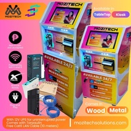 JUANCONNECT 4-in-1 Piso Wifi Vendo Machine & Self-Service Kiosk | E-Load Bills Payment GCash Cash-In