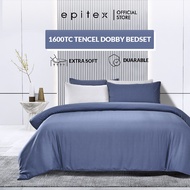 Epitex 100% Tencel Dobby 1600TC  Bedsheet With Quilt Cover | Bed Sheet Set | Bedding | Bedsheet Set