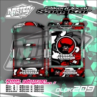 Stiker Decal Sangkar Kotak BANTENG PEDIHNYA PERJUANGAN High Quality BISA REQUEST
