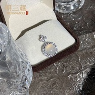 綠玉髓葫蘆鑲嵌瑪瑙女款輕奢吊墜 翡翠色掛件 飾品