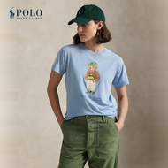 Polo Ralph Lauren เสื้อยืดผู้หญิง รุ่น WMPOKNINCU21167 สีฟ้า