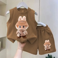 COD SETELAN BAJU ANAK LEKBONG LABUBU VIRAL 1-5TAHUN