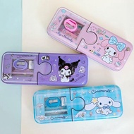 [GROSIR] SET ALAT TULIS SANRIO LENGKAP ISI KOTAK PENSIL  PENSIL HB  RAUTAN  PENGHAPUS + PENGGARIS
