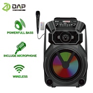 DAP Speaker Bluetooth D-VY8 Karaoke Free Mic - 8 Inchi Super Bass Speaker Aktif Wireless