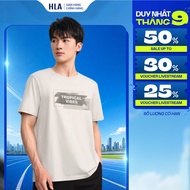 HLA men's gray short-sleeved t-shirt - cool feeling technology, breathable and cool HLA T Shirt Lela