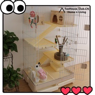 【TaoHouse】Rabbit Cage Automatic Defecation Rabbit Cage Household Extra Large Rabbit Cage Rabbit Vill