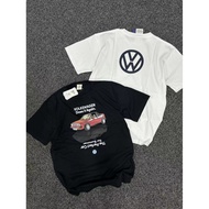 BEAMS 417EDIFICE X VOLKSWAGEN Cartoon Car Printed Pattern Loose Short Sleeves Men's and Women's T-sh