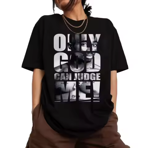 Tupac - Only God Can Judge Me 2026 2Pac Merch T Shirt Unisex Menβs Women's T-Shirt Y2k Oversized Pop