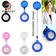 DENGLMY Pocket Watch Clip-on Gift Silicone Fob Watch