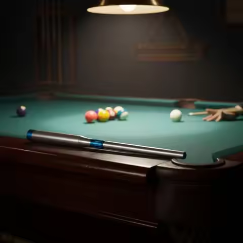 Snooker cue, universally compatible, telescopic cue extension, simple