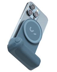 SHIFTCAM - SnapGrip 多功能無線藍牙快門相機自拍手柄 Magsafe 充電拍攝 相機 Apple Iphone 14 Pro/Android 行動電源 - 藍色
