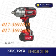 King Toyo BLMI-359 4.0Ah Brushless Impact Wrench 3/4" DR 1300Nm Li-ION battery tools Cordless