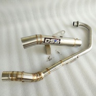 DS4 EXHAUST SUPER OPEN SPEC pipe tube type inlet 51mm 1set for Tmx125 Tmx155 Rusi tc125 155 Raider 1