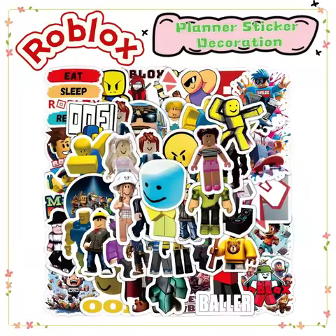 New Roblox Creative Personality Student's Hand Account Diary Decoration Stickers Animation Cartoon M