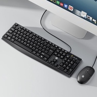 HP Wireless Keyboard Mouse Set สำหรับธุรกิจและบ้าน สำหรับคอมพิวเตอร์โน้ตบุ๊กและคอมพิวเตอร์โต๊ะ ไร้สา