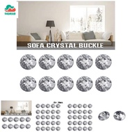 Crystal Buttons Rhineston Clear Diamond Tufting Buttons DIY Crafts Decoration for Sewing Sofa Bed Headboard 6uijukjujkj