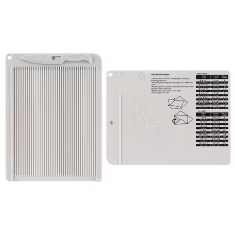 6.4"*8.5" Multi-Purpose Mini Score Board 3-Way Corner Punch Envelope Maker for Origami Envelope Card