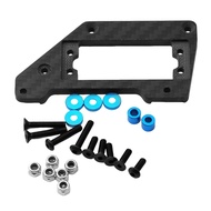Carbon Fiber Steering Gear Mount Axle Servo Mount Stand for 1/10 Axial SCX10 PRO SCX10PRO RC Car Upg