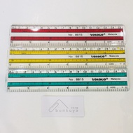 Yosogo 8815 Series Plastic Ruler 6"