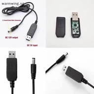 Warmwing USB To DC Power Cable 5V To 12V Boost Converter 8 Adapters USB To DC Jack Charging Cable For Wifi Router Mini Fan Speaker SG