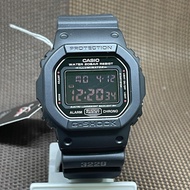 Casio G-Shock DW-5600MS-1D Military Design Black Resin Strap Stopwatch Alarm Watch