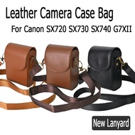PU Leather Camera Case Bag For Canon SX720 SX730 SX740 G7X II III G9X SX620 For Sony RX100 ZV1 HX60 