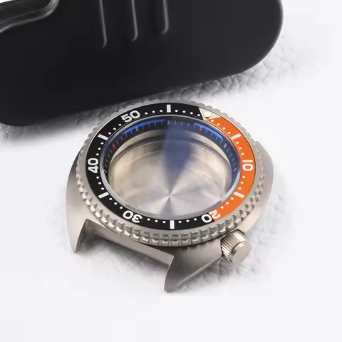 HEIMDALLR watch case Turtle 6309 super luminous Titanium diving case fit Seiko mod for NH35A NH36A A