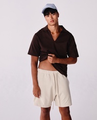 PMITH Mason V-Neck Oversized Shirt Shirt