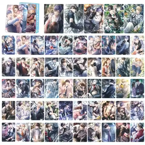 55pcs Anime Love and The Producer Lomo Card Cute EVOL X LOVE Hd Gavin Lucien Kilo Victor Photo Know 
