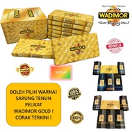 Kain Pelikat Wadimor Gold Boleh Pilih Warna ✅   (Original) Siap Jahit Sarung Tenun