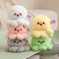 10cm Cute Octopus Plush Toy Doll Soft Toys Octopus Plush Keychain