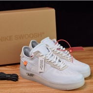 สินค้าลิขสิทธิ์แท้ 100% Original Authentic Off-white Nike Air Force 1 รองเท้าลำลอง รองเท้ากีฬา 44.5 44.5