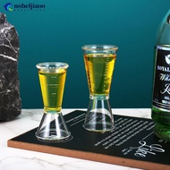 NOBELJIAOO 10/20ml or 20/40ml Cocktail Shaker Measuring Cup Scale Cup Mixed Drink Accessories Bar Ji