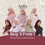 ALYSS AAILA Bawal Printed Premium Chiffon Voile Bidang 50 & 60 (New)