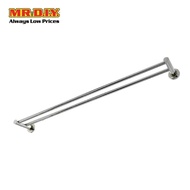 (MR.DIY) Stainless Steel Durable Towel Hanger Double Bar Bathroom (60 x 22cm)