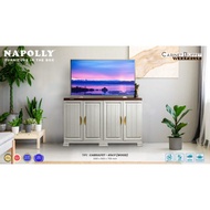 SUPER MURAH CABSULFET 454P PAPAN- Bufet Tv Plastik Napolly / Kitchen