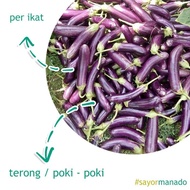 Terong / Poki - Poki Segar Manado Per Ikat